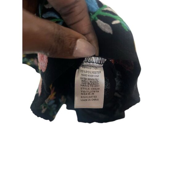 Umgee Floral Embroidered Swing Dress Y2K Style Feminine Cottagecore Fairygoth - Picture 4 of 7